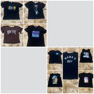 SHEIN Children’s Place | Graphic Tees | Bundle (9)